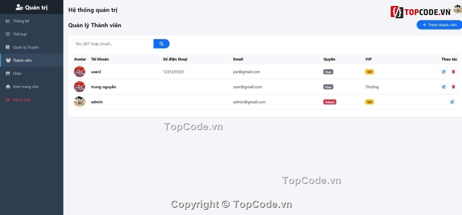 giao diện,đọc truyện,truyện